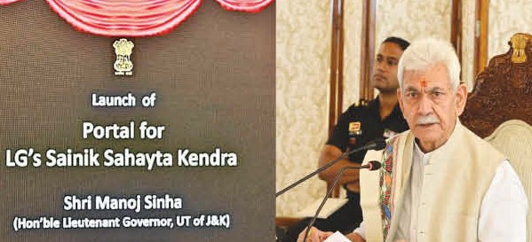 LG launches Lieutenant Governor’s Sainik Sahayta Kendra Portal