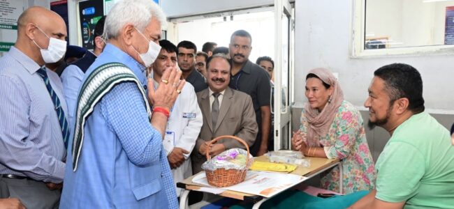 Udhampur bus accident: LG meets injured at government hospital