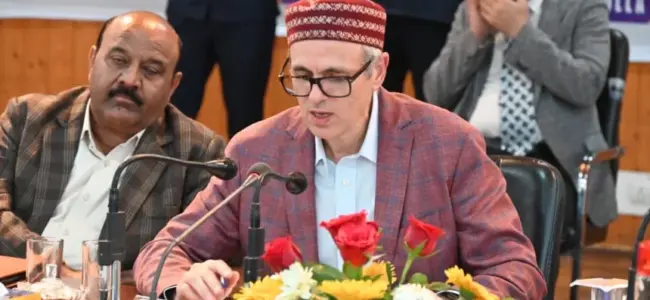 CM Omar Abdullah reviews progress of development works in Baramulla CM Omar Abdullah reviews progress of development works in Baramulla