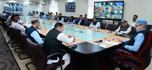CM Omar directs departments, districts to be prepared to deal with adverse weather conditions