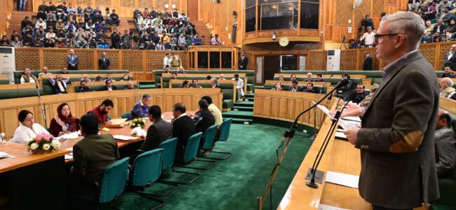 J&K Assembly witnesses uproar over rejected adjournment motion on disaster losses