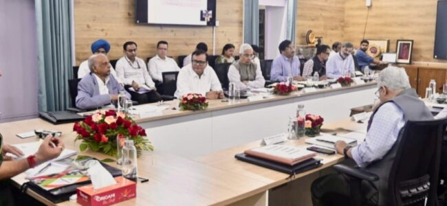 Lt Guv chairs 36th meeting of Executive Council of SMVDU