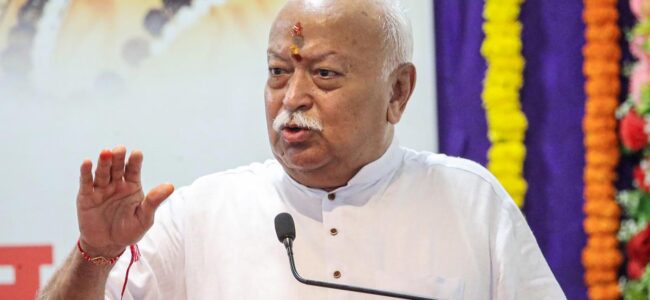 Hindus are ‘responsible’ for Bharat: RSS chief Mohan Bhagwat