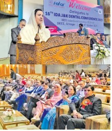 Dentists not merely tooth doctors: Sakina Itoo