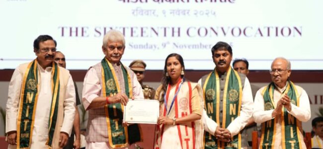 Lieutenant Governor Addresses 16th Convocation of National Institute of Technology, Raipur Lieutenant Governor Addresses 16th Convocation of National Institute of Technology, Raipur