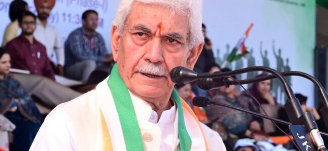Drug-Free J&K: Next three months to sow seeds of lasting change, says LG Sinha