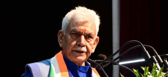 Kashmir Literature Festival-2026: Writers shape civilizations, not institutions, says LG Manoj Sinha