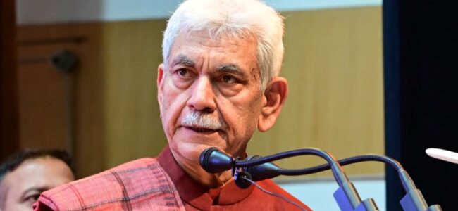 Over 2 lakh outreach programmes held across J&K against drug menace: LG Sinha