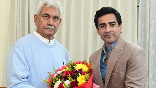 BCCI President Mithun Manhas calls on Lt Guv BCCI President Mithun Manhas calls on Lt Guv