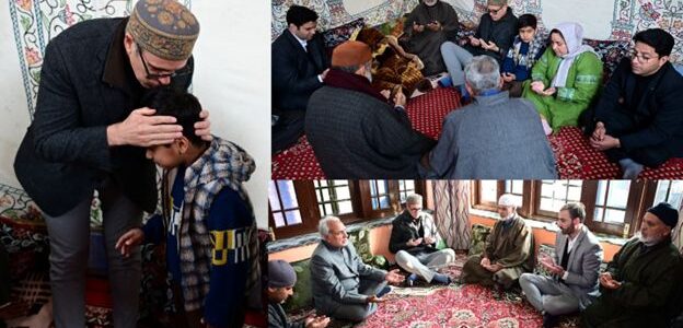 CM visits families of Nowgam Blast victims in Kulgam, Tral