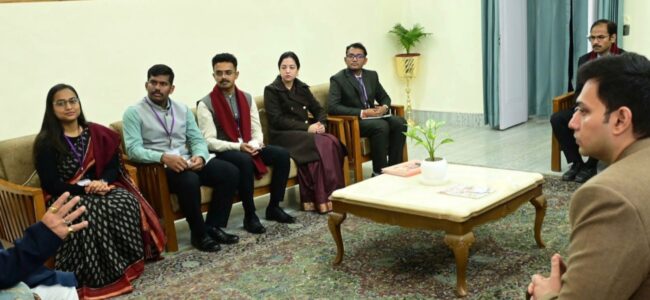 Lt Guv interacts with IAS Officer Trainees of 2025 Batch Lt Guv interacts with IAS Officer Trainees of 2025 Batch