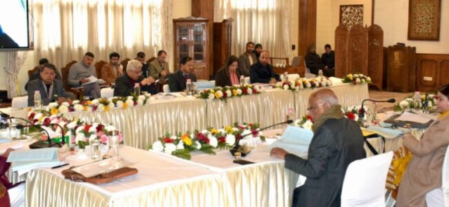 Lieutenant Governor chairs 84th University Council Meeting of Kashmir University