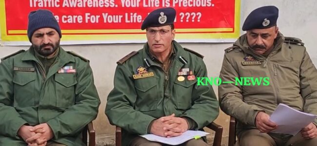 Traffic enforcement saw major improvement in Srinagar in 2025: SSP Traffic