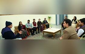 Lt Guv interacts with IAS Officer Trainees of 2025 Batch
