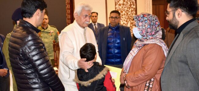 Disrupt terror financing in JK, counter radicalisation attempts: LG to Police
