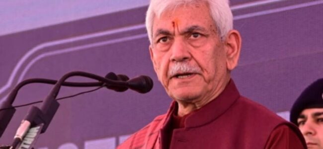 Welfare of people of J&K is our top priority: Lt Guv