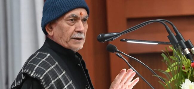 Lt Guv lays foundation stone for private Hospital in Srinagar