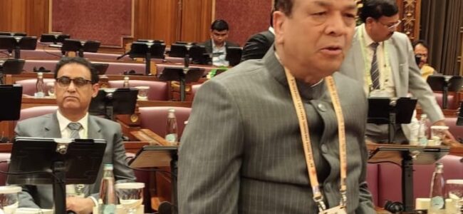 Speaker J&K LA addresses 86th AIPOC 2026 at Lucknow