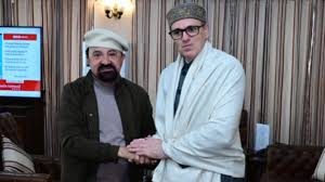 Kargil hill council chairman calls on CM Omar Abdullah in Jammu Kargil hill council chairman calls on CM Omar Abdullah in Jammu
