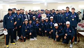 Historic Vijay Merchant Trophy win :  CM felicitates victorious J&K under-16 cricket team