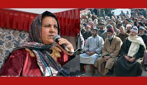 Sakeena Itoo visits Kulgam, lays foundation stone of WSS at Banimullah