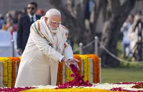 VP, PM pay tributes to Gandhi on death anniversary