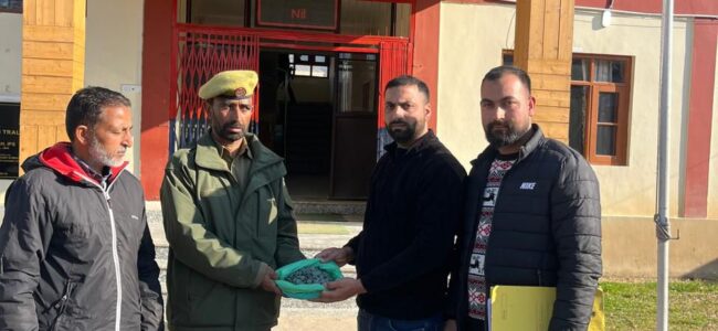 Police recover antique coins from Pinglish Tral in south Kashmir