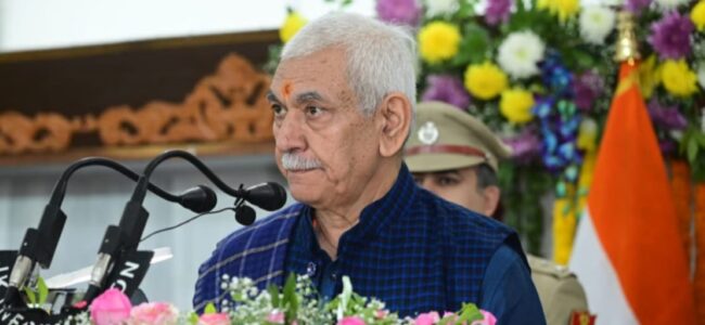 LG Sinha hails JK’s historic Ranji Final entry, calls it ‘Golden Chapter’