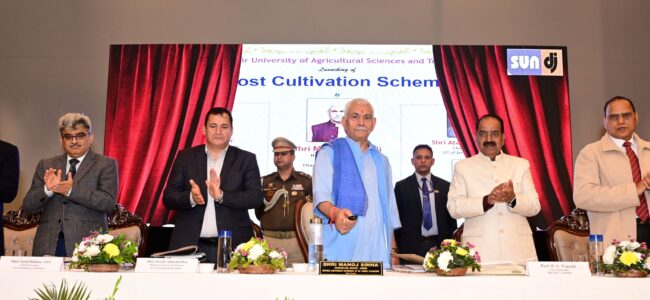 Lieutenant Governor inaugurates Agriculture Summit and Kisan Mela at SKUAST, Jammu Lieutenant Governor inaugurates Agriculture Summit and Kisan Mela at SKUAST, Jammu