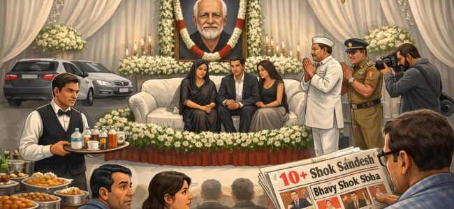 Condolence ceremonies need no grandeur
