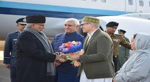Vice President Radhakrishnan arrives in Kashmir on maiden visit
