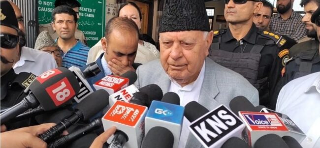 ‘God saved me’, says Farooq Abdullah after escaping assassination attempt in Jammu