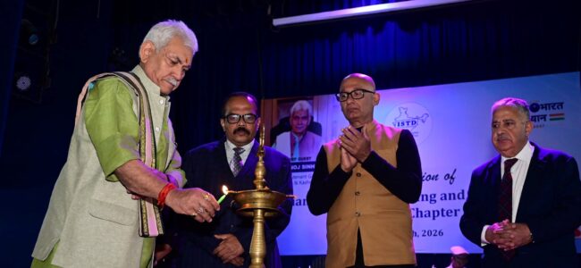 Lt Guv inaugurated Indian Society for Training & Development’s Jammu Chapter