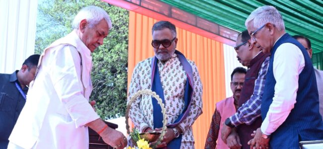 Lieutenant Governor inaugurated literary-cultural conclave at University of Jammu
