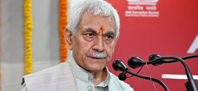 Lieutenant Governor inaugurated Anti-Corruption Bureau Headquarters Building at Sidhra, Jammu and ACB APKS Branch Awantipora