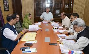 Omar chairs cabinet meeting in Jammu