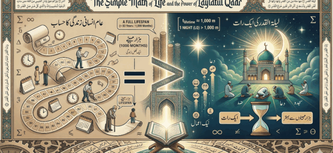 The Simple Math of Life and the Power of Laylatul Qadr The Simple Math of Life and the Power of Laylatul Qadr