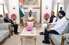 NC MPs meet Murmu, seek restoration of JK statehood