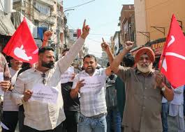 NC takes out protest march in Jammu against attack on its president