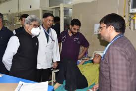 Chief Secretary visits Road Accident Victims at GMC Udhampur Chief Secretary visits Road Accident Victims at GMC Udhampur