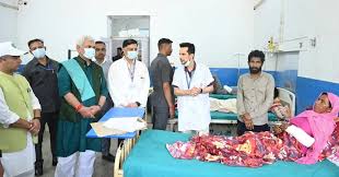 Udhampur Road Mishap: Lieutenant Governor meets the injured at GMC Udhampur Udhampur Road Mishap: Lieutenant Governor meets the injured at GMC Udhampur