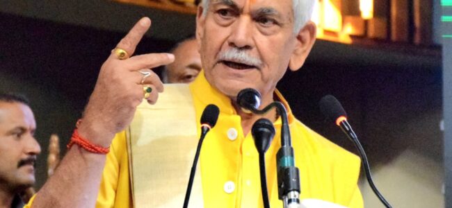 Police has robust plan to wipe out drug trafficking, will intensify action: LG Sinha