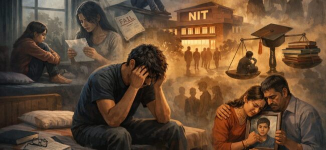 The students break down
