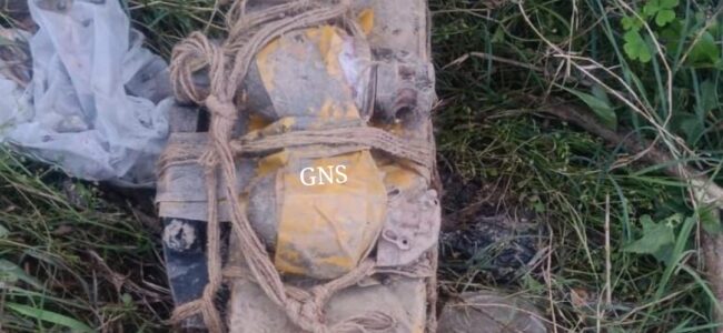 Box fitted with two grenades recovered in Rajouri, area cordoned off