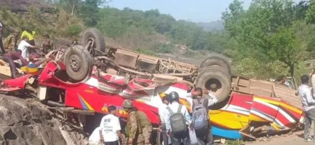Bus rolls down hill in Udhampur, seven killed