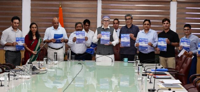 CM unveils ‘Six Seasons‘- Shishur magazine of J&K Tourism Department