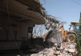 Houses of two drug peddlers demolished in Jammu Houses of two drug peddlers demolished in Jammu