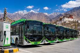 Ladakh’s public transport to get major boost with sanctioning of 33 e-buses by Centre Ladakh’s public transport to get major boost with sanctioning of 33 e-buses by Centre