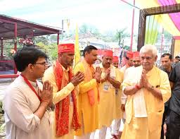 Lt Guv attends foundation day of Sarv Shakti Chandi Mata Mandir, Dhammi, Nagrota Lt Guv attends foundation day of Sarv Shakti Chandi Mata Mandir, Dhammi, Nagrota