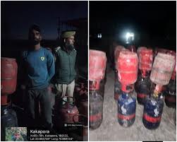 Police act against LPG misuse in Pulwama